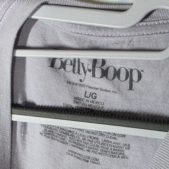 Betty Boop Grey Retro Graphic T-Shirt Size Large - Picture 3 of 5